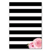  Roze Bloem dank je kaart plat (Achterkant)