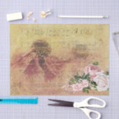 Roze Bloem  Decoupage  Ephemera Tissuepapier (Craft)