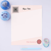 Roze bloem door Kenneth Yoncich Flyer (Enkel)