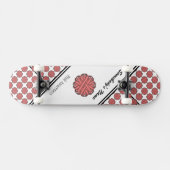 Roze bloem door Kenneth Yoncich Persoonlijk Skateboard (Horizontaal)