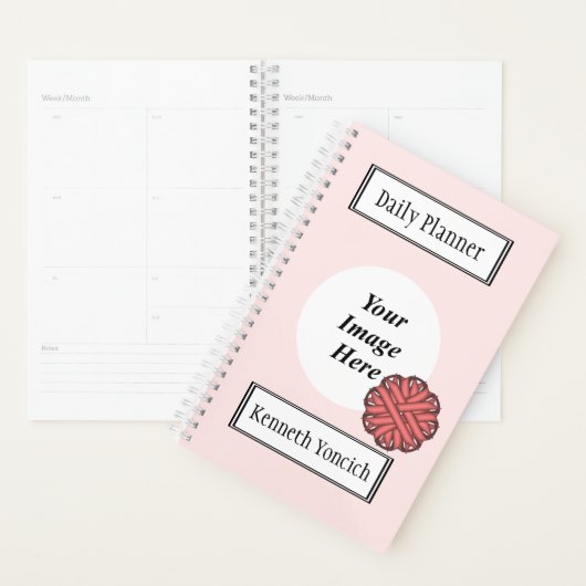 Roze bloem door Kenneth Yoncich Planner (Display)