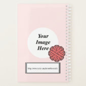 Roze bloem door Kenneth Yoncich Planner (Achterkant)