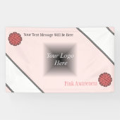 Roze bloem door Kenneth Yoncich Spandoek (Horizontaal)