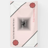 Roze bloem door Kenneth Yoncich Spandoek (Verticaal)