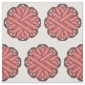Roze bloem door Kenneth Yoncich Stof (Swatch)