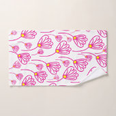 Roze bloem Elegant Bad Handdoek (Handdoek)