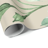 Roze Bloem en Groen Cadeaupapier (Rol Hoek)