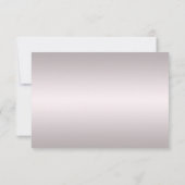 Roze bloem- en vlindertafel plaatskaart (Achterkant)