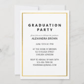 Roze Bloem Foto Afstudeerfeest Kaart (Achterkant)