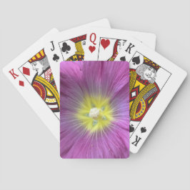 Roze Bloem Foto Klassieke Speelkaarten