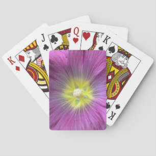 Roze Bloem Foto Klassieke Speelkaarten