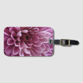 Roze Bloem Foto Ontwerp Bagagelabel (Voorkant (horizontaal))