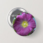 Roze Bloem Foto Ronde Badge Button 5,7 Cm (Voorkant /achterkant)