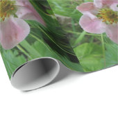 Roze Bloem Foto Verpakkende Document Cadeaupapier (Rol Hoek)