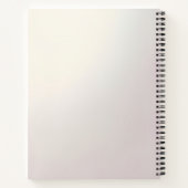 Roze bloem frame notitieboek (Achterkant)