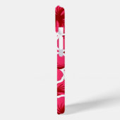 Roze bloem gekleurde cute bloemstuk Case-Mate iPhone case (Achterkant / Links)