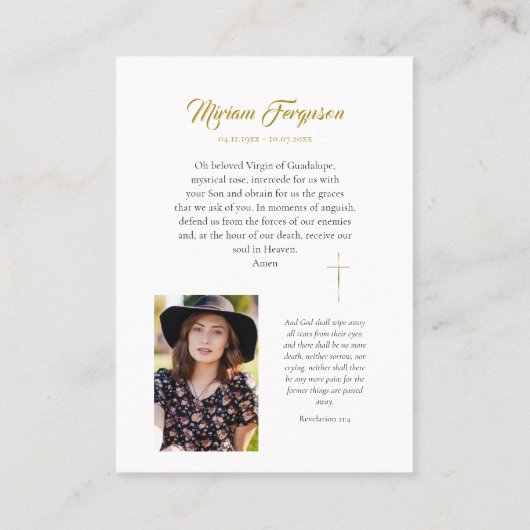 Roze Bloem Gevulde Boog Katholieke Memorial Kaart Plaatskaartje (Achterkant)