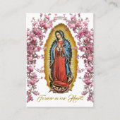 Roze Bloem Gevulde Boog Katholieke Memorial Kaart Plaatskaartje (Voorkant)