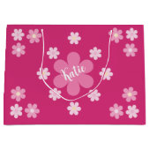 Roze Bloem Glam- Groot Cadeauzakje (Voorkant)