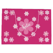 Roze Bloem Glam- Groot Cadeauzakje (Achterkant)