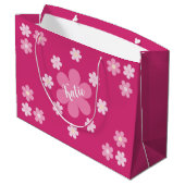 Roze Bloem Glam- Groot Cadeauzakje (Achterkant Gekanteld)