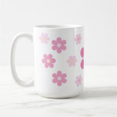Roze Bloem Glam- Koffiemok (Links)