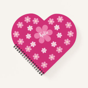 Roze Bloem Glam- Notitieboek