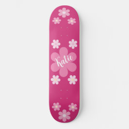 Roze Bloem Glam- Persoonlijk Skateboard