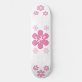 Roze Bloem Glam- Persoonlijk Skateboard