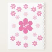 Roze Bloem Glam- Planner (Achterkant)