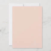 Roze Bloem Goud Glitter 70e Verjaardag Kaart (Achterkant)