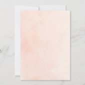 Roze Bloem Gouden Frame Save The Date (Achterkant)