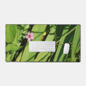 Roze bloem Groen Botanische fotografie Grafisch Bureaumat (Keyboard & Muis)