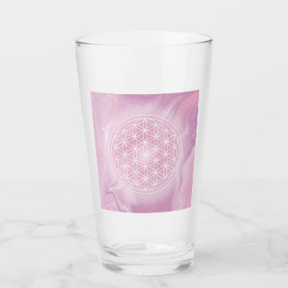 roze, bloem, heilige geometrisch, mandala, bevrore glas