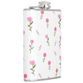 roze bloem heupfles (Rechts)