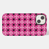 Roze Bloem iPhone Hoesje (Achterkant horizontaal)