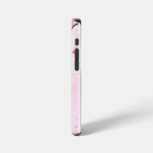 roze bloem iPhone hoesje (Linkerkant)