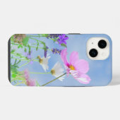 roze bloem iPhone hoesje (Achterkant horizontaal)