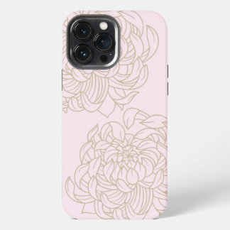 Roze bloem iPhone / iPad hoes 13 Pro Max Hoesje