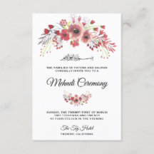Roze bloem islamitische Mehndi-ceremonie
