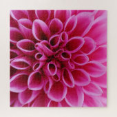 Roze bloem Jigzaag Puzzle Legpuzzel (Horizontaal)