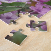 Roze bloem Jigzaag Puzzle Legpuzzel (Zijkant)
