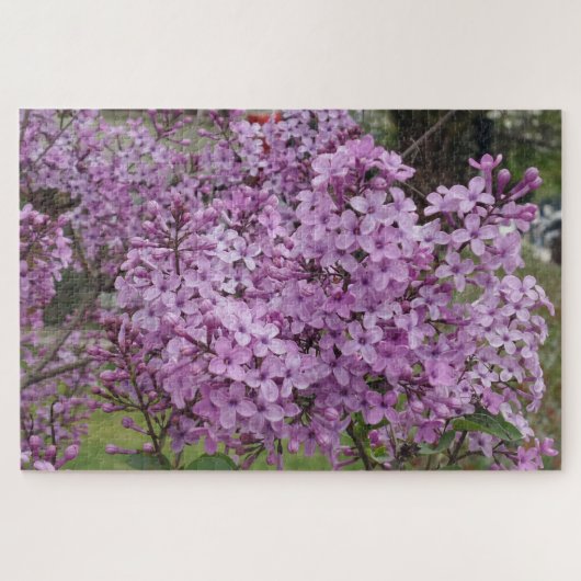 Roze bloem Jigzaag Puzzle Legpuzzel (Horizontaal)