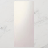 Roze bloem kader menu (Achterkant)