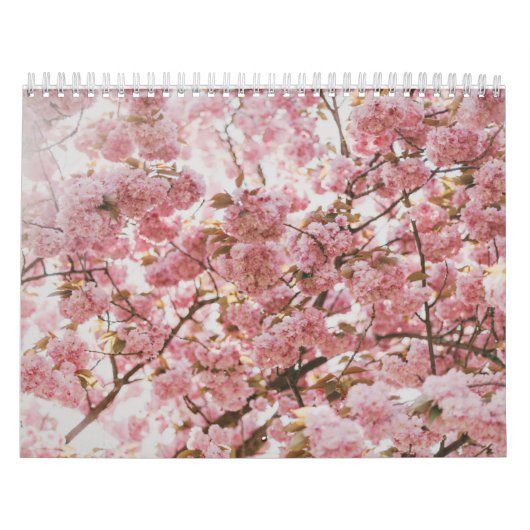 Roze bloem kalender (Hoes)