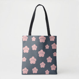 Roze Bloem Kat | Kat met een lief gezicht | bloem  Tote Bag