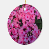 Roze bloem keramisch ornament (Links)