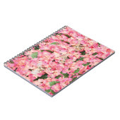 Roze bloem Keukencollage-laptop Notitieboek (Linkerzijde)