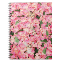 Roze bloem Keukencollage-laptop