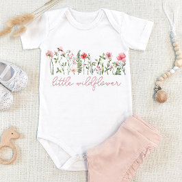 Roze bloem Kleine babybabyboomer Romper
